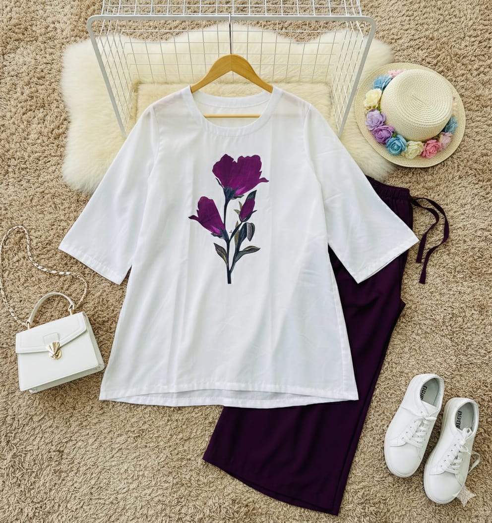 Western Thailand Co-Ord Set PURPLE