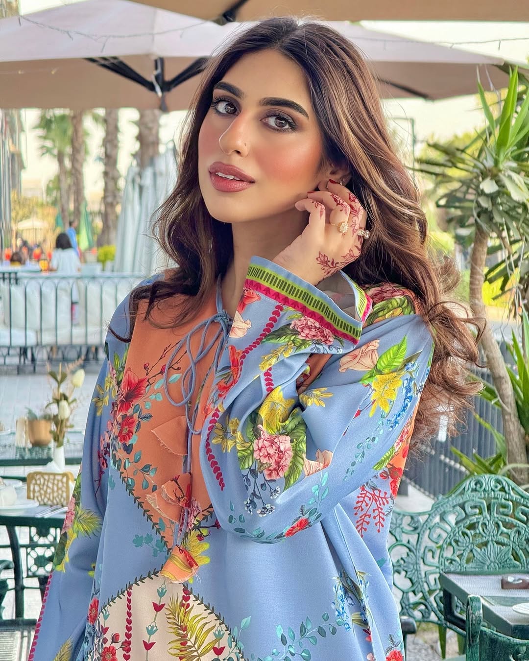 SUNSET BLOOM Co-Ord Set – Silky Lawn 2-Piece (
