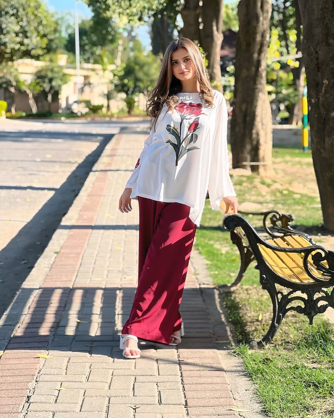 Western Thailand Co-Ord set Silky Lawn Mid Session Stuff