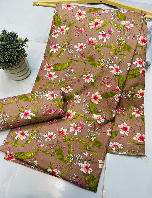 Micro Polo Cotton Digital Print UnStitched Suit0akredsr6w[