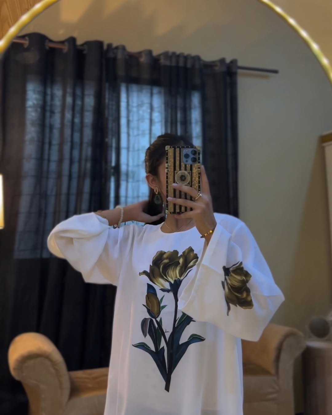 Western Thailand Co-Ord set Silky Lawn Mid Session Stuff
