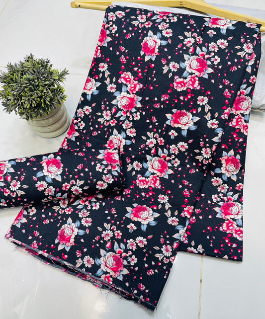 Micro Polo Cotton Digital Print UnStitched Suit0akredsr6w[