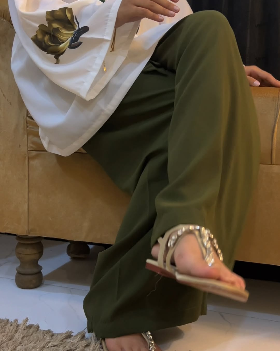 Western Thailand Co-Ord set Silky Lawn Mid Session Stuff