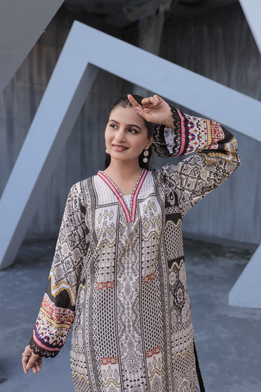 Ash Gary Digital Print 2pc Cord Set Mid Session Stuff Price 2699/-