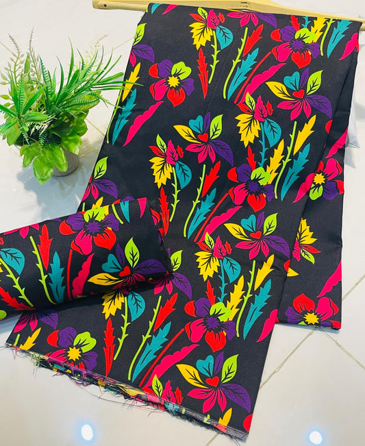 Summer Cotton UnStitched 2pc Suit